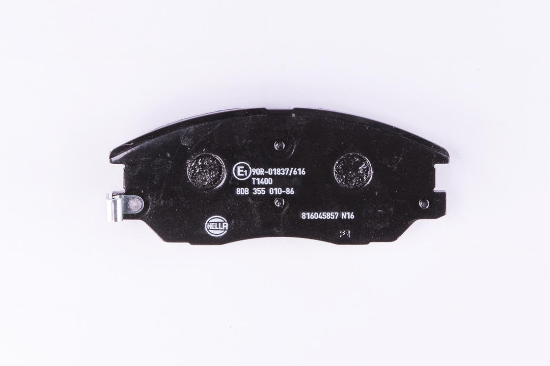 HELLA PAGID 8DB 355 010-861 Bremsbelagsatz - T1400 - Dicke/Stärke: 16.5mm - Bremssystem: Mando - mit