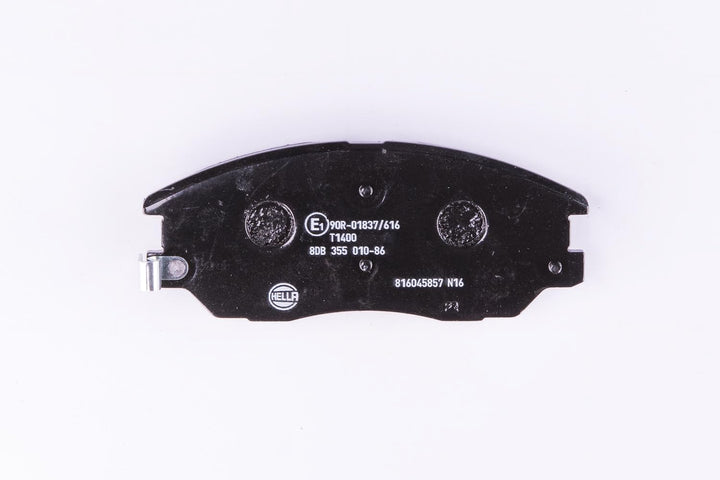 HELLA PAGID 8DB 355 010-861 Bremsbelagsatz - T1400 - Dicke/Stärke: 16.5mm - Bremssystem: Mando - mit