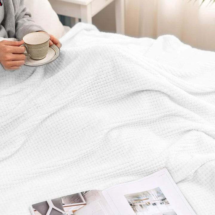 MIULEE Kuscheldecke Granulat Fleecedecke Flanell Decke Weich Flauschig Einfarbig Wohndecken Couchdec