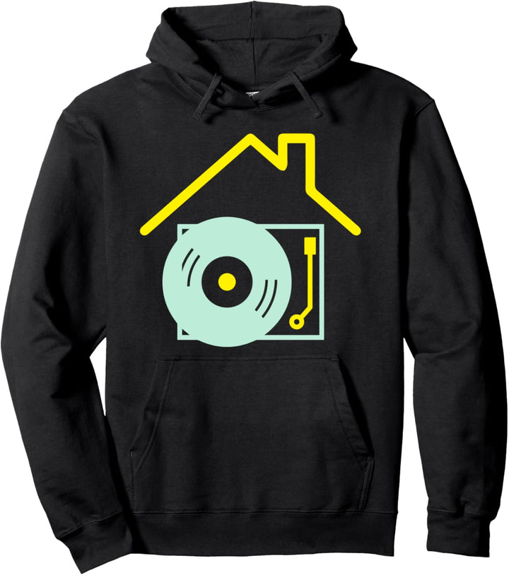 Deejay I Love House Music - House Music DJ Turntable Pullover Hoodie