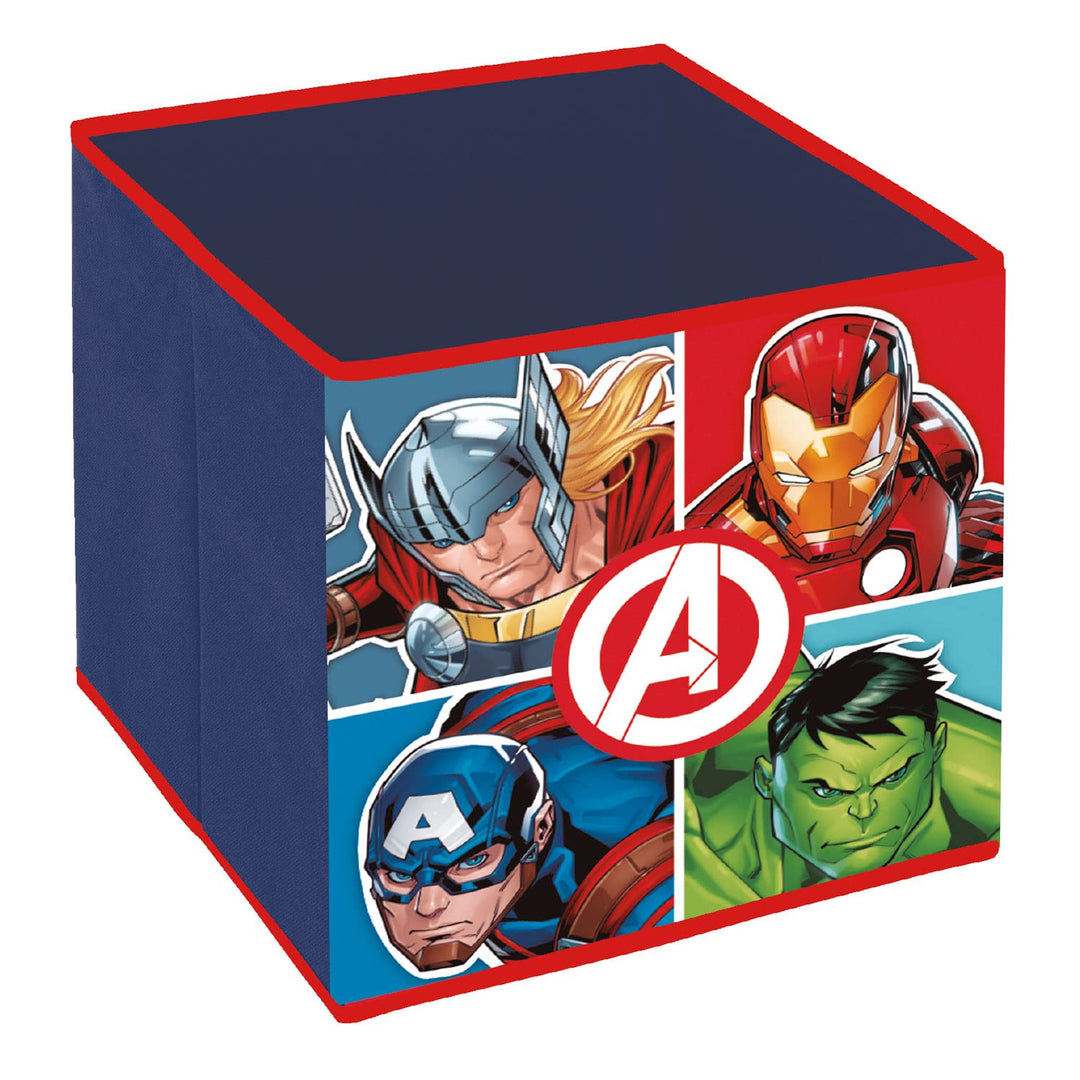 ARDITEX - Faltbare Aufbewahrungsbox Avengers von Marvel - 31x31x31cm - Zum Verstauen von Spielzeug,