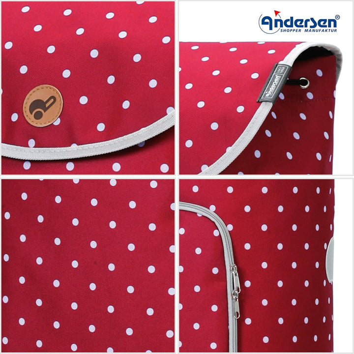 Andersen Shopper Scala Shopper Ole Einkaufstrolley 57 cm Rot