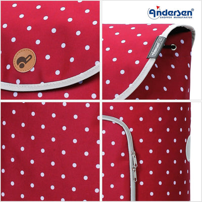 Andersen Shopper Scala Shopper Ole Einkaufstrolley 57 cm Rot