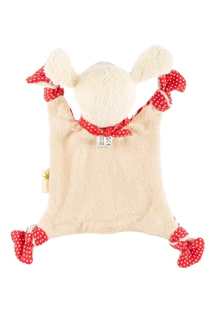 SIGIKID 40862 Schnuffeltuch Schaf Green Mädchen Babyspielzeug empfohlen ab Geburt rot Rot/Schaf, Rot