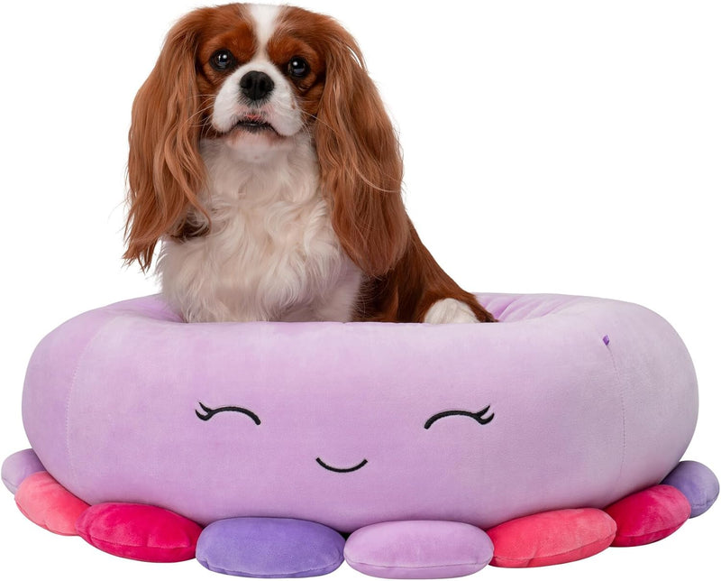 Squishmallows JPT0087 - Beula der Oktopus Tierbett 60 cm, offizielles Jazwares Plüsch, superweiches