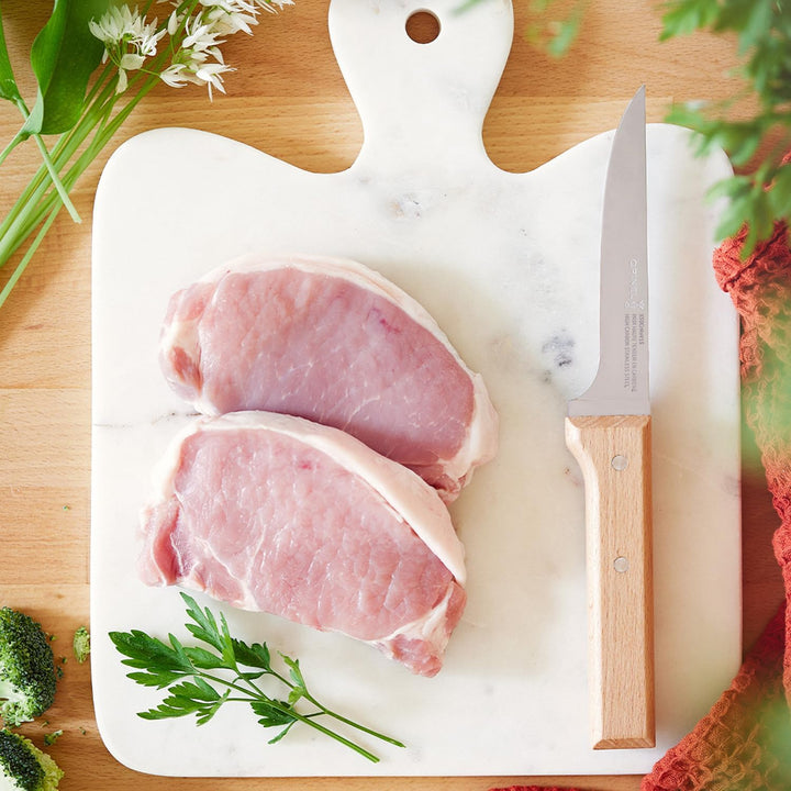 Opinel Messerblock PARALLELE MEAT mit 5 Messern, Braun, BENTURE254580