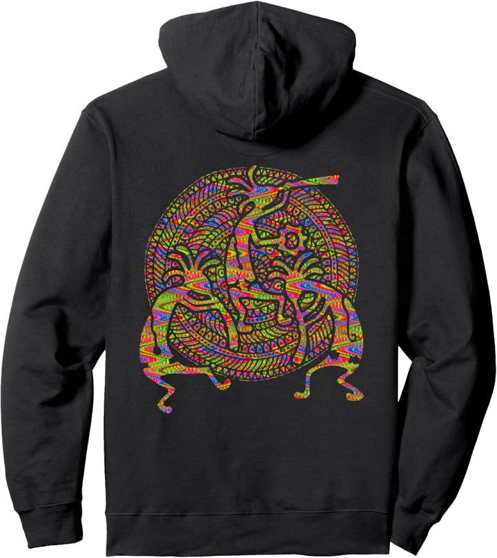 KOKOPELLI Trio - Folklore Mandala - Farbig 1 - Fan Fun Pullover Hoodie