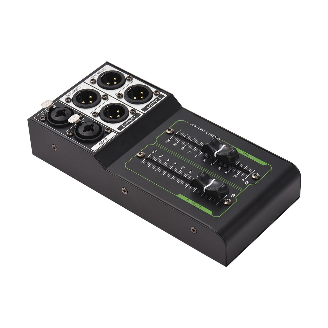 Passiver Stereo -Lautstärke -Controller mit XLR -Eingangsausgabe, Präziser Klanganpassung, Plug -and