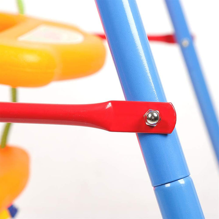 3-in-1 Babyschaukel, Kinderschaukel, Sitz mit Rückenlehne und Gürtel, abnehmbare Armlehnen, Gartensc