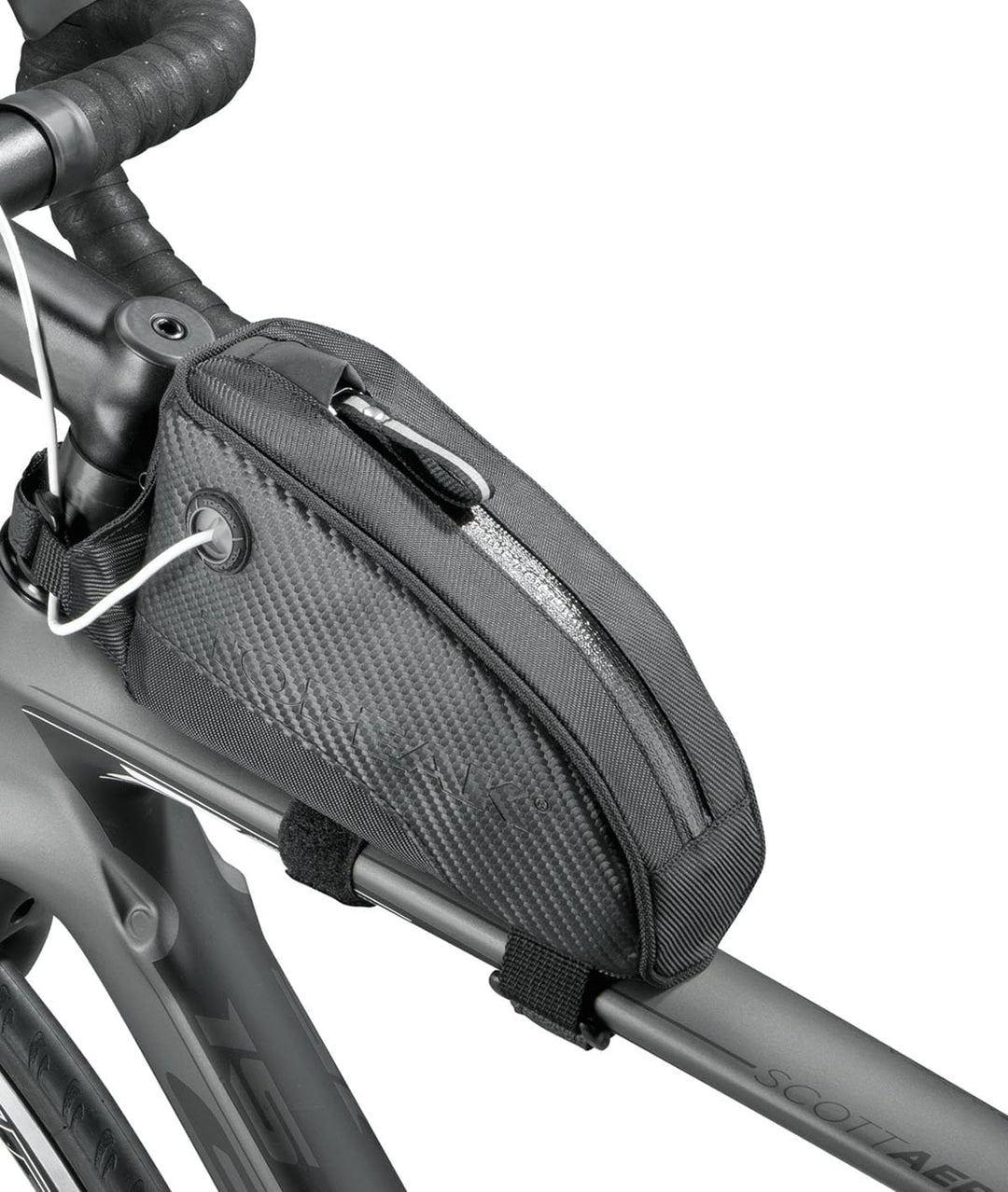 TOPEAK Lenkertasche Fuel Tank Medium Oberrohrtasche Satteltasche 17.5 x 7.5 x 11 cm, 0.5 L Schwarz (