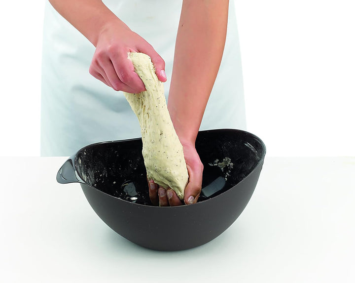 Lékué-Set, Brotbackschale, braun, 28 x 23 x 13 cm + Löffel Set Brotbackschale + Löffel, Set Brotback