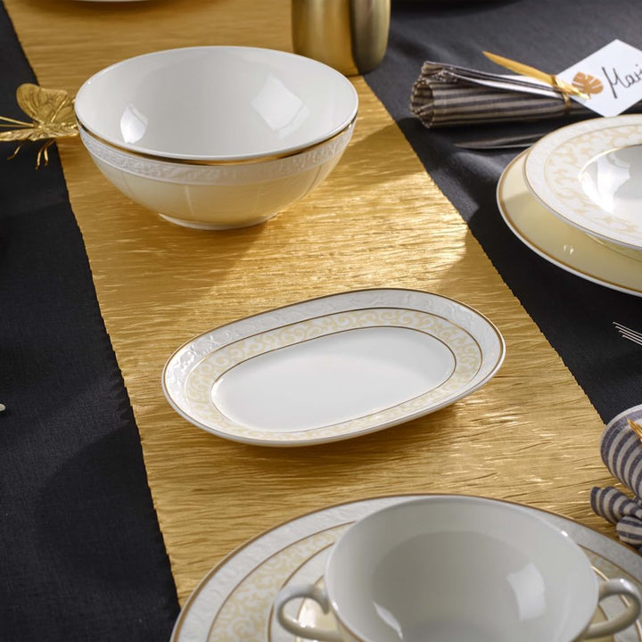 Villeroy & Boch 10-4390-3570 Ivoire Beilagenschale, Porzellan 1043903570, White