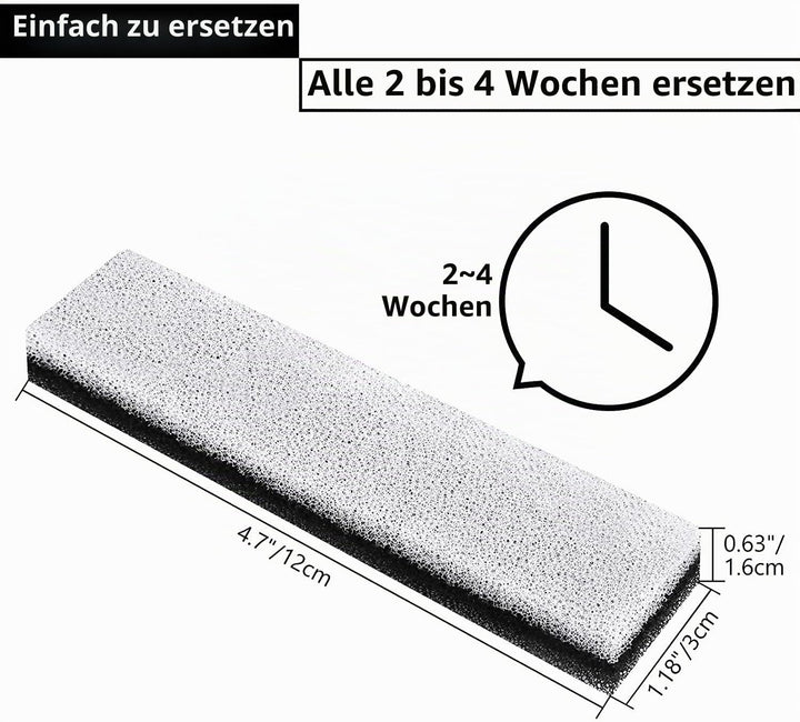 Wasserfilter für Haustiere Kompatibel mit WF020, Brunnen für Katzen, Ersatz-Aktivkohlefilter für Was