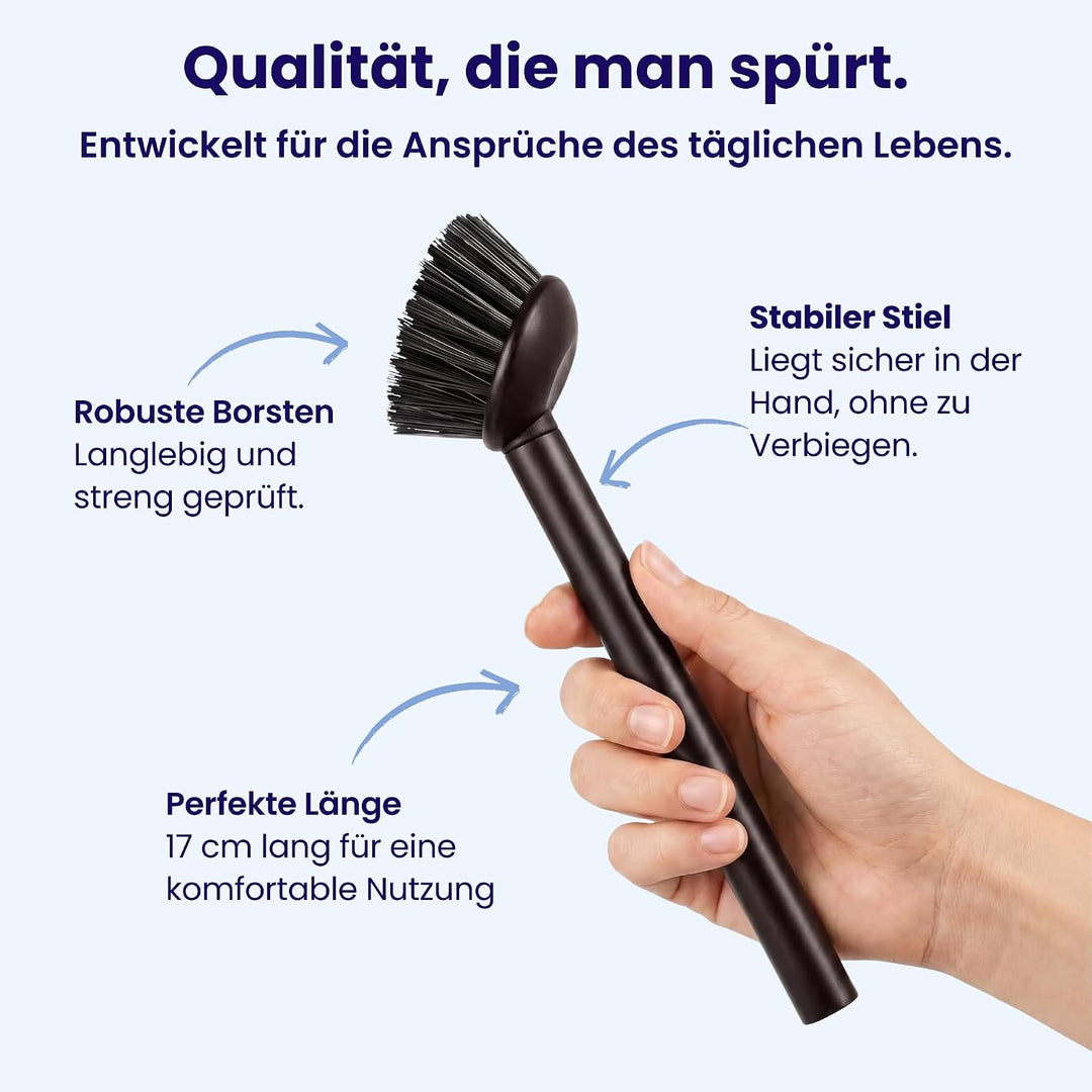 HOMELYN Spülbecken Organizer Set inkl. Spülbürste, Schwamm, Spülmittelspender &amp; Lappen I Organizer K