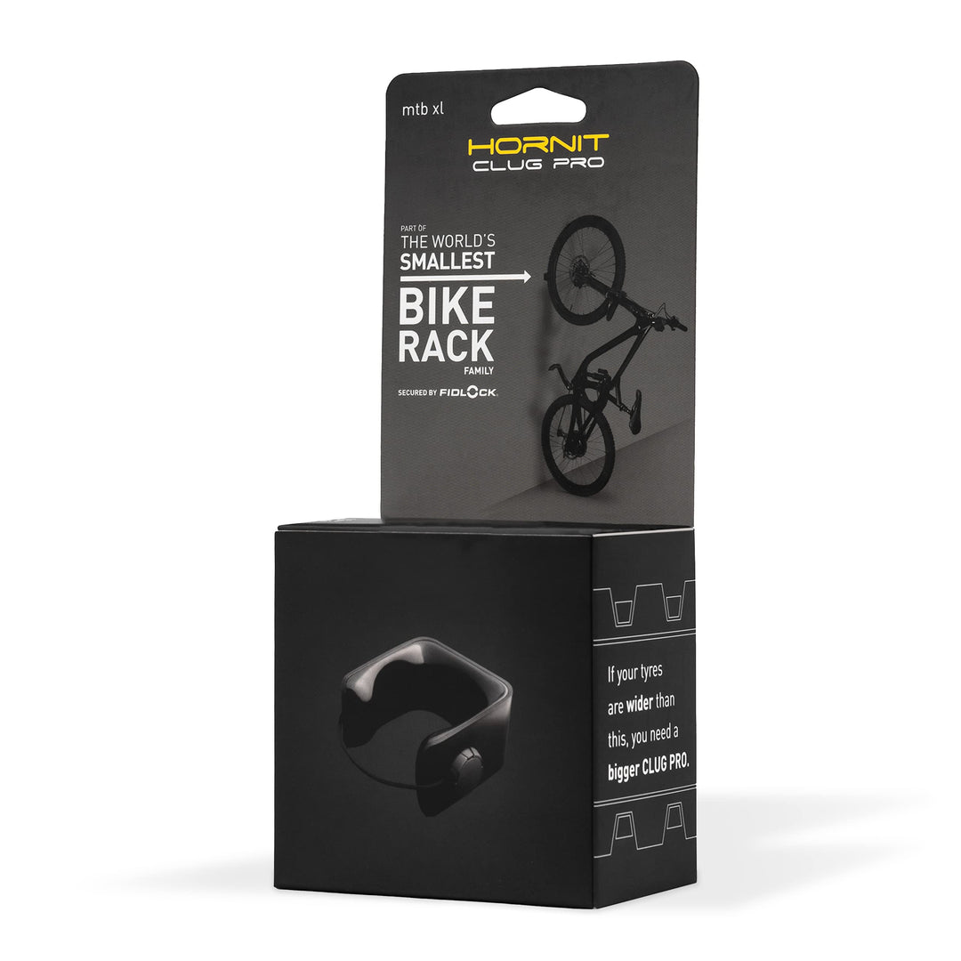 Hornit CLUG PRO Fahrrad-Wandhalterung | Fahrradträger Wandhalterung gesichert durch FIDLOCK Gurt | 5