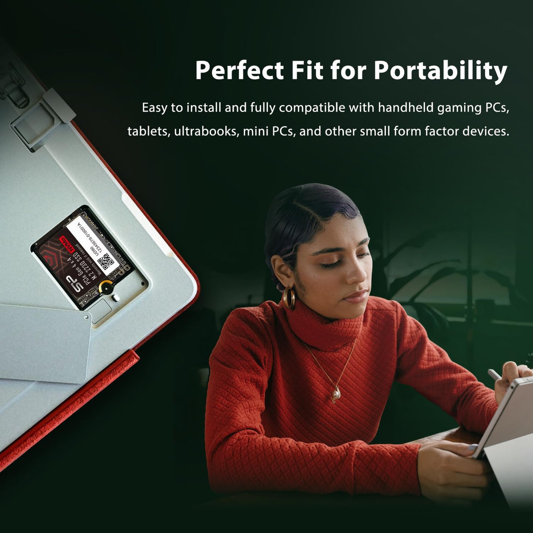 Silicon Power SU01KGBP44UD9007MM 1 TB UD90 2230 NVMe 4.0 Gen4 PCIe M.2 SSD R/W bis zu 5.000/3.200 MB