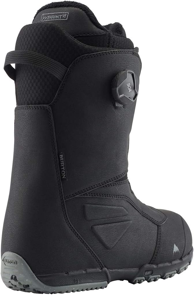 Burton Herren Ruler Boa Black Snowboard Boot 44.5 EU Schwarz, 44.5 EU Schwarz