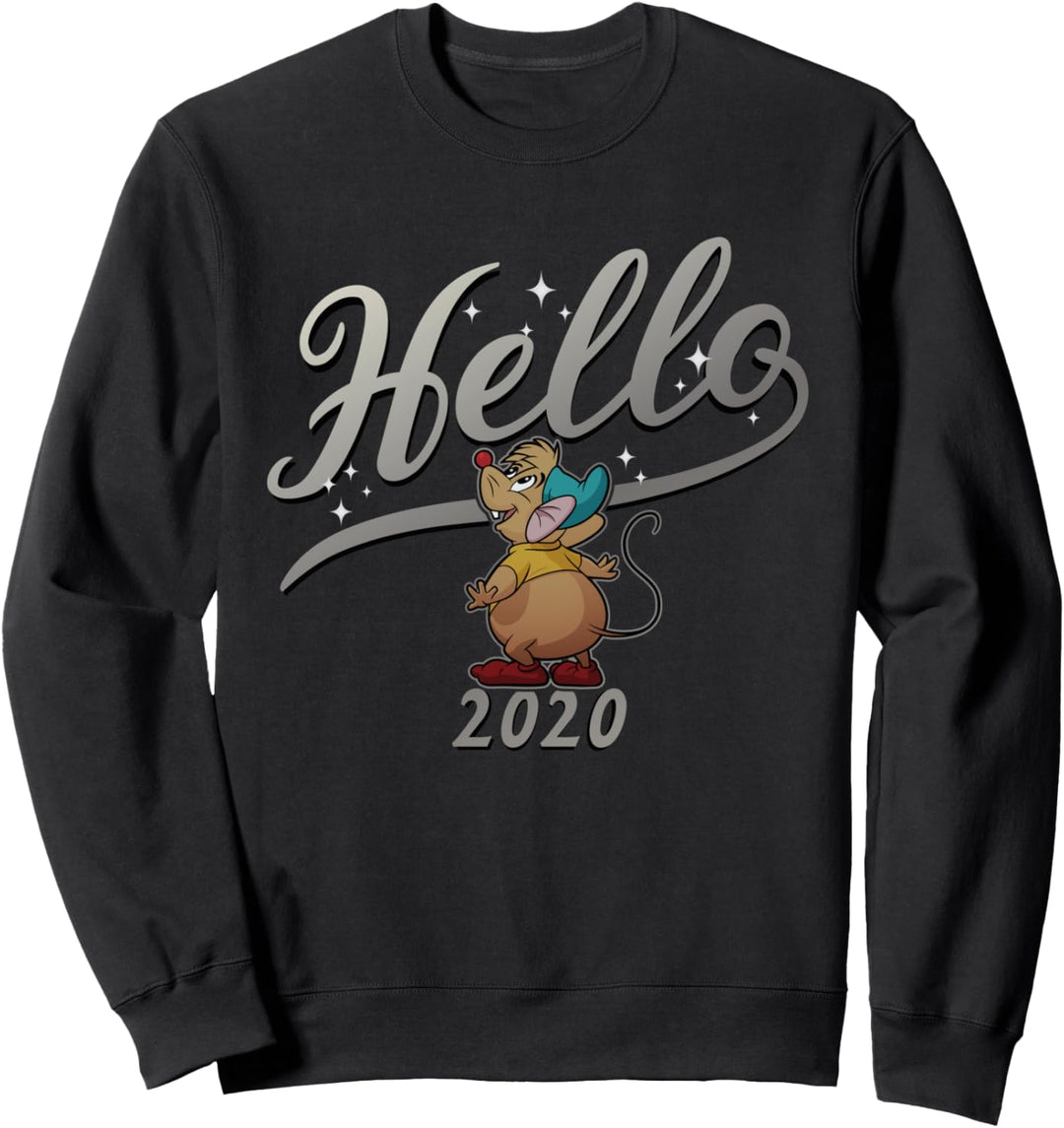 Disney Cinderella Gus Hello 2020 Silver New Year's Eve Sweatshirt