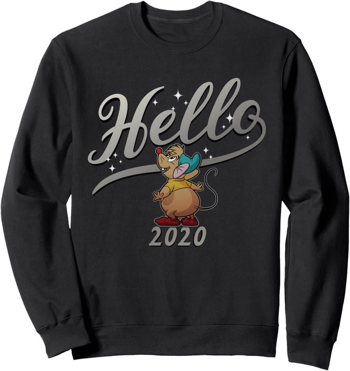 Disney Cinderella Gus Hello 2020 Silver New Year's Eve Sweatshirt