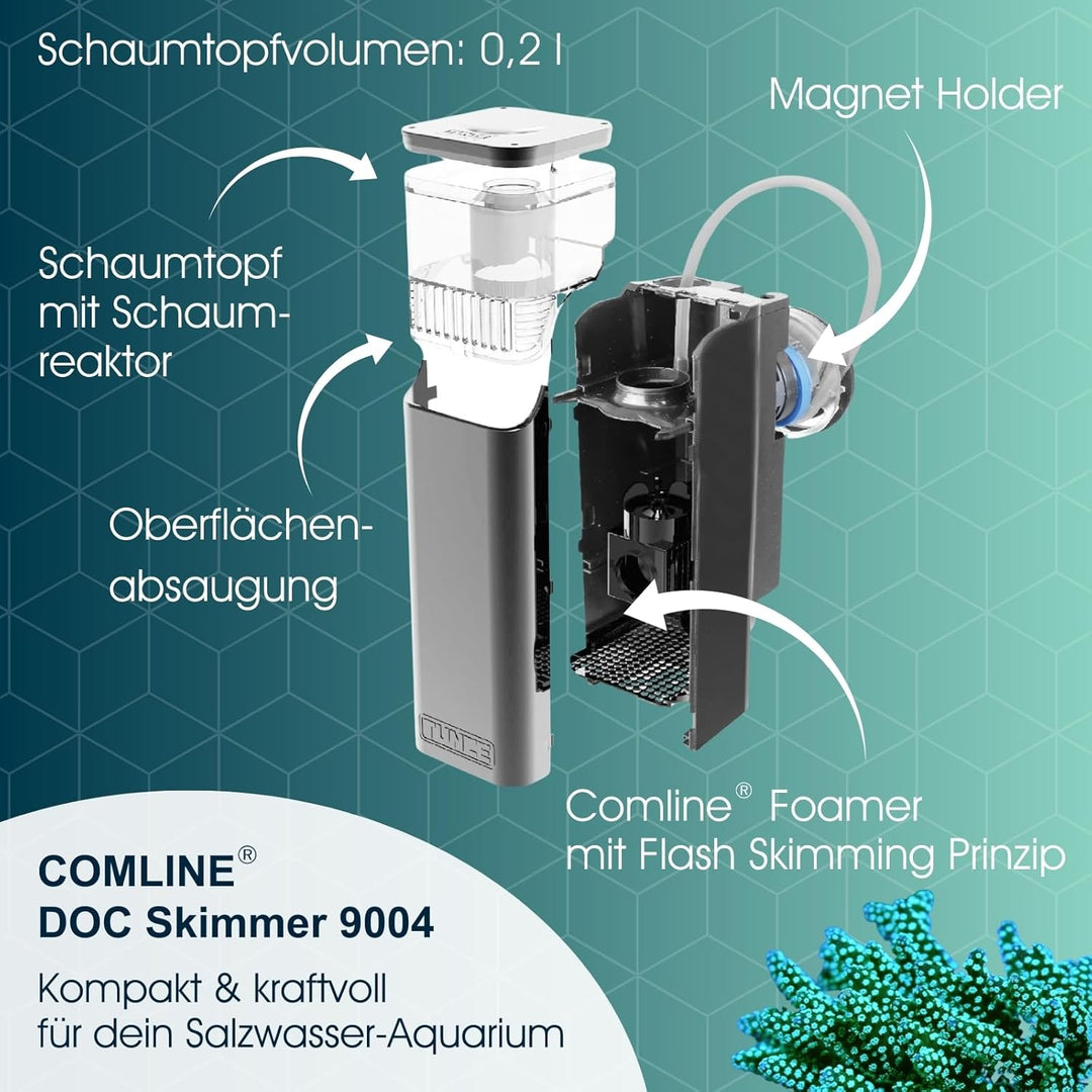 Tunze 9004.000 Doc Skimmer,11 x 9 x 30, 5 cm, Schwarz DOC SKIMMER 9004, DOC SKIMMER 9004