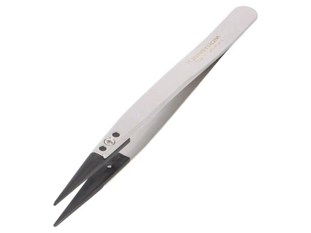 TL 00CFR-SA Pinzette L.Pinzette: 130mm KLIn: gerade ESD LINDSTROM