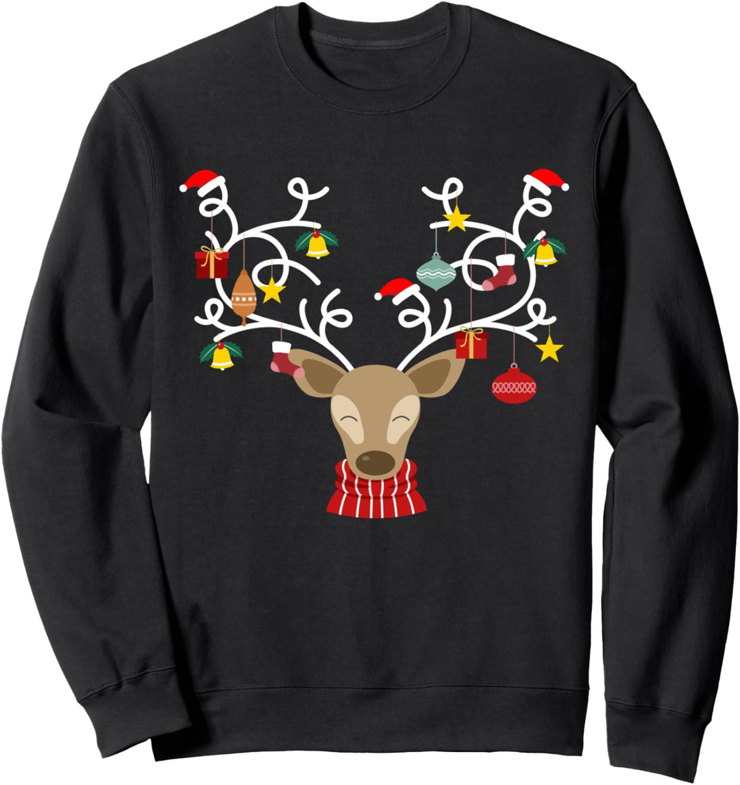 Rentier Weihnachts-T-Shirt Geschenkidee Sweatshirt