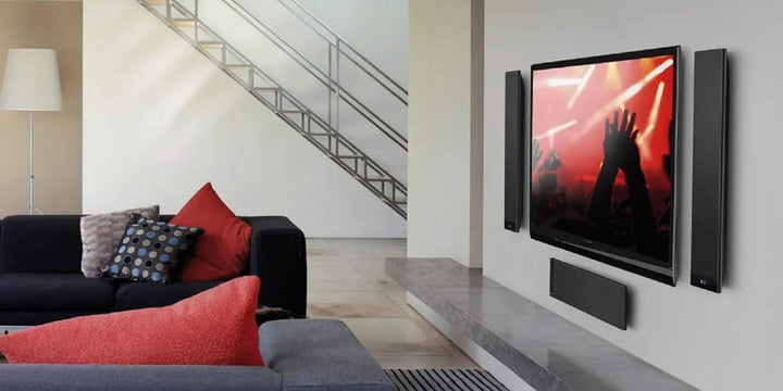 KEF T301 Lautsprecher Weiss Paar|Ultra Flach| 3,5cm tief|10-150W|HiFi|Heimkino|TV, Weiss