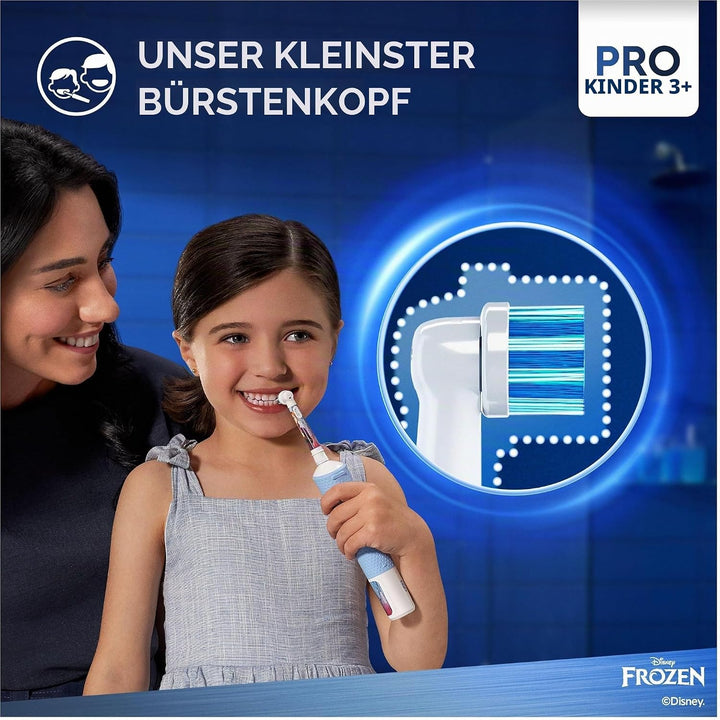 Oral-B - Vitality Pro Kids Frozen HBOX, Batteriebetrieben, Zahnbürste, Schwarz