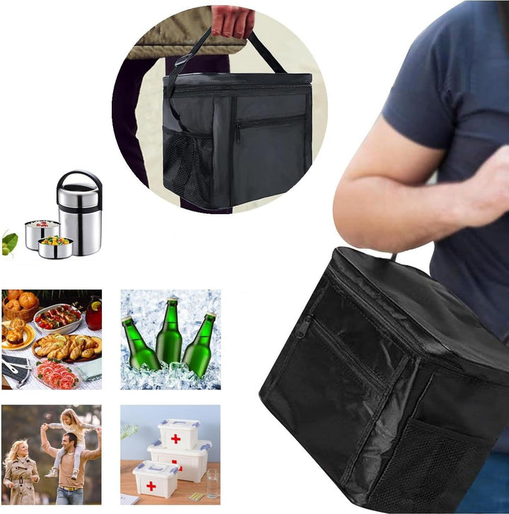 Kühltasche Faltbar, Kühltasche Picknicktasche Thermotasche Klein Lsoliertasche Lunch Tasche Eistasch