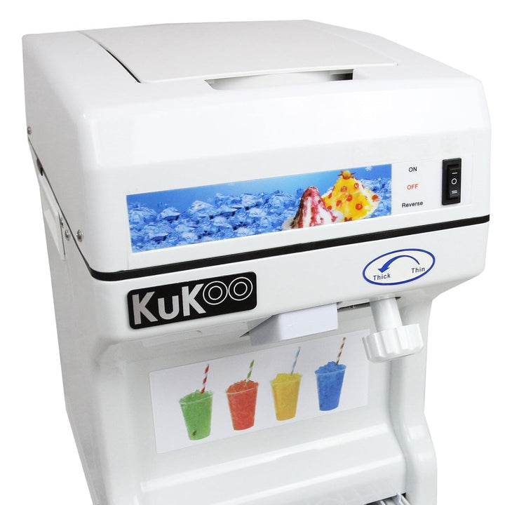 KuKoo Gastro Ice Shaver Eismaschine Slusheis Wassereis Eisschnee Schneeeis Shaved Iced Eisbearbeitun