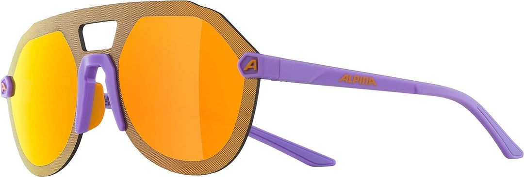 ALPINA BEAM II - Verspiegelte und Bruchsichere Sonnenbrille Mit 100% UV-Schutz Für Erwachsene Einhei