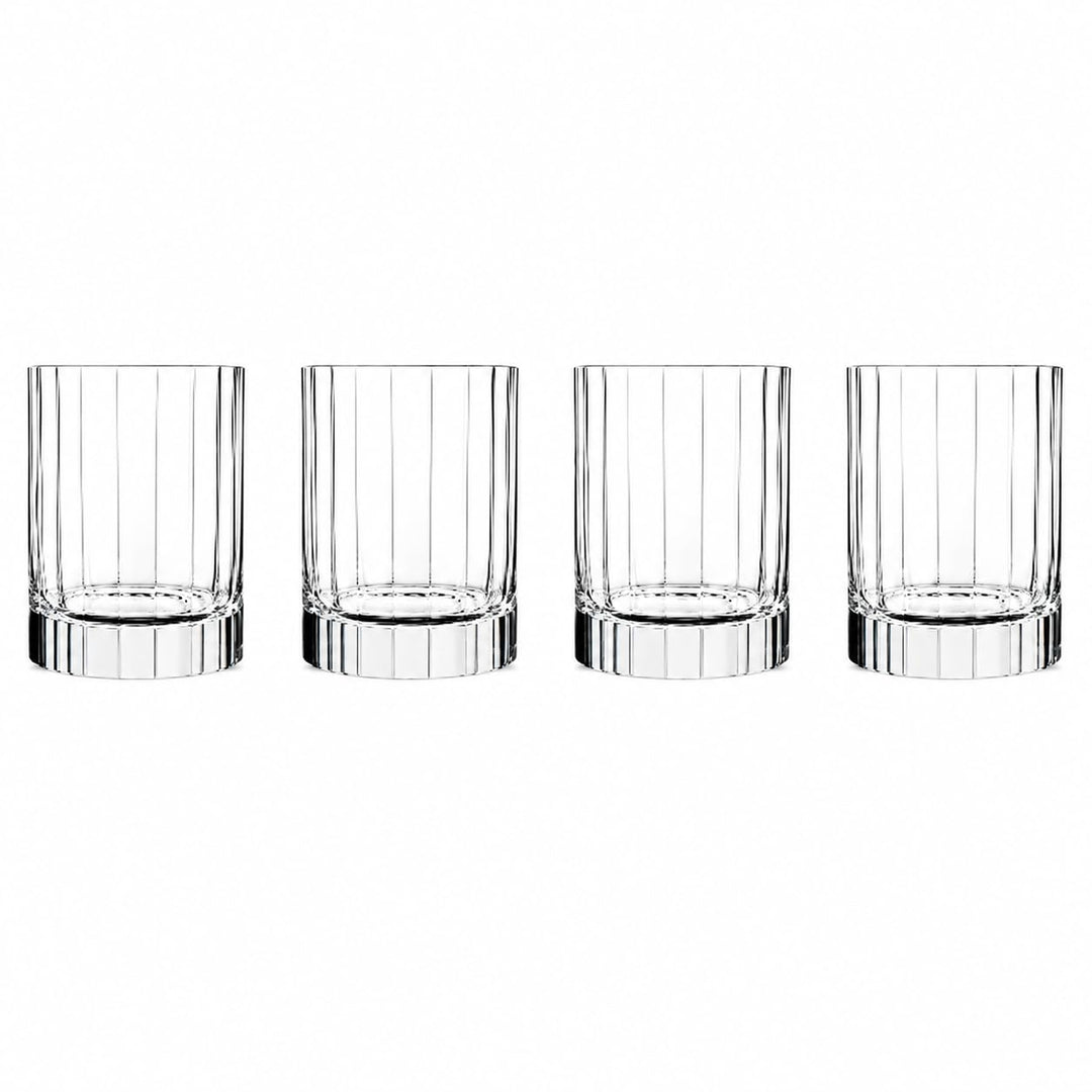 Luigi Bormioli 7540471 Bach Box mit 6 Seidel niedrige Form, Kristall transparent 8,25 x 8,25 x 9,7 c