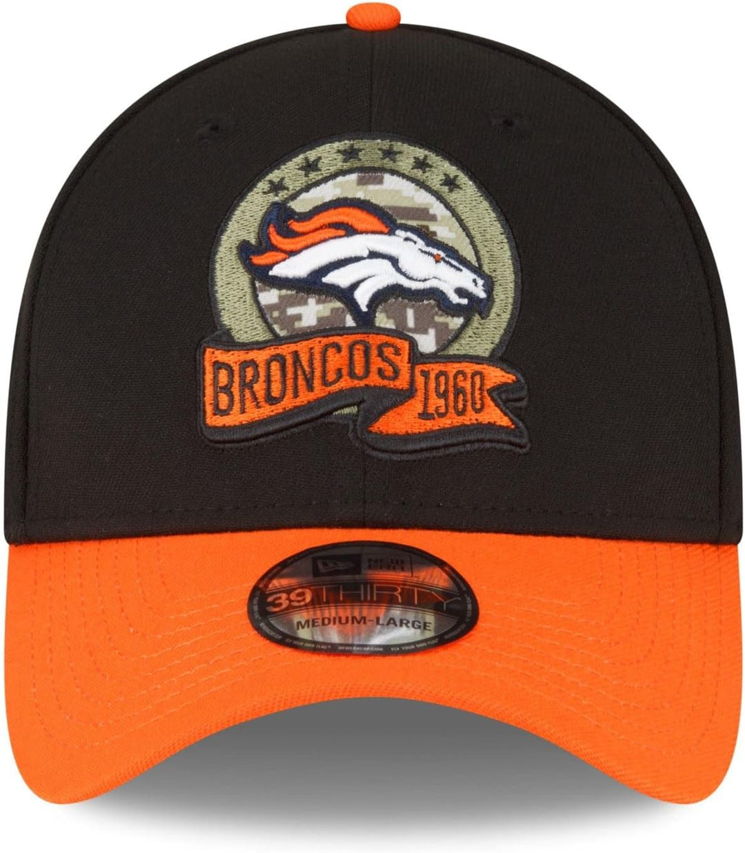 New Era Salute to Service 2022 Basecap 39Thirty NFL Fanartikel American Football Kappe schwarz M-L 3