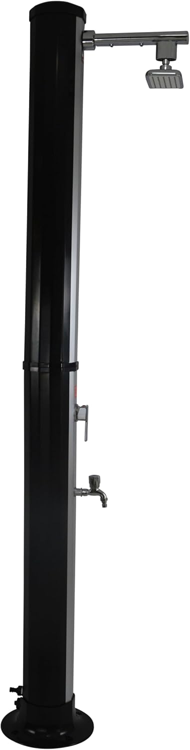 Solardusche Deluxe mit Einhandmischer und Entnahmehahn