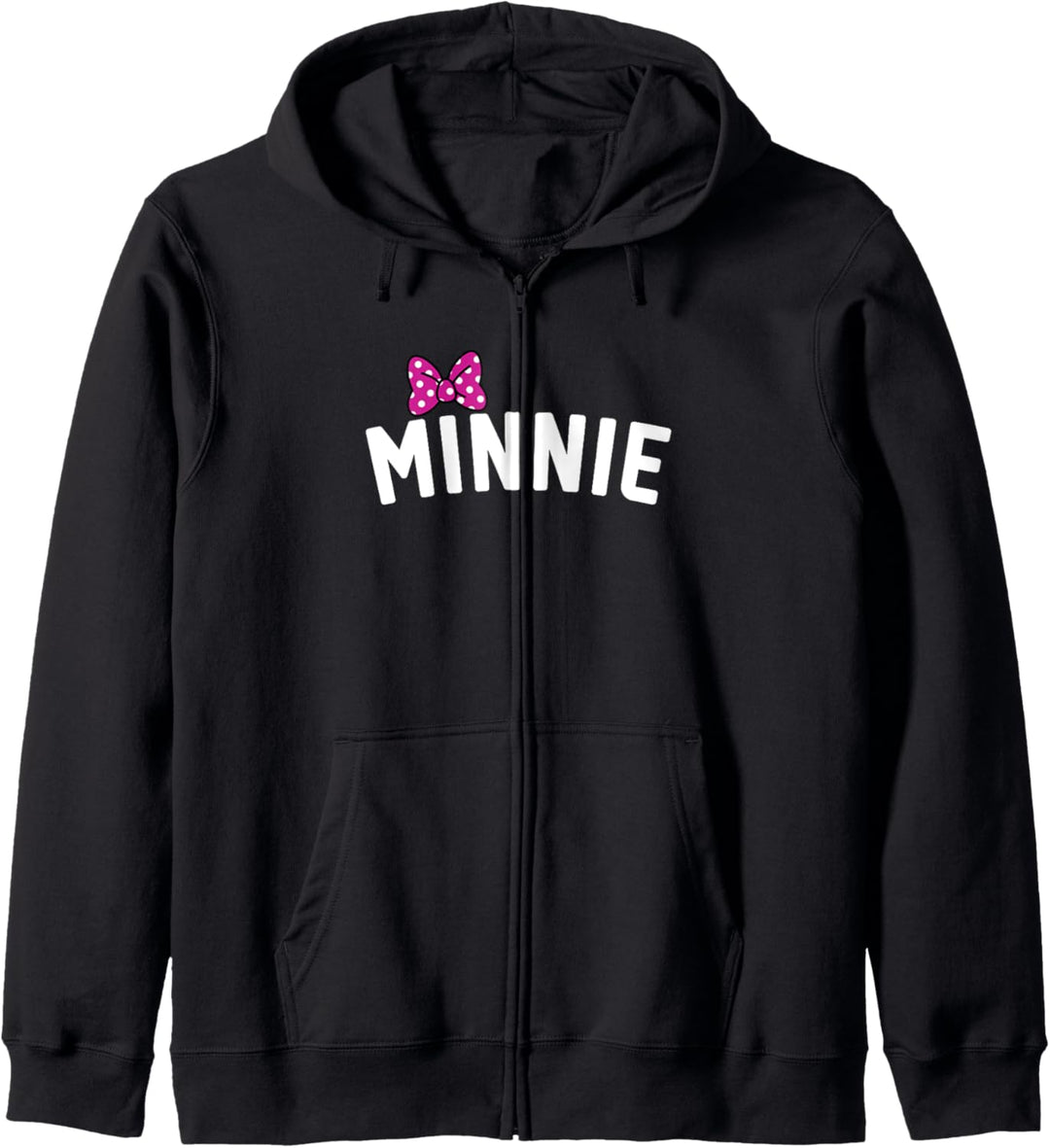 Disney Mickey And Friends Minnie Bow Text Kapuzenjacke