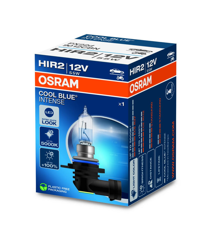 Osram Cool Blue Intense NextGen Halogen Birn - HIR2 - 12V/55W - 1 Stück HIR2 Faltschachtel, HIR2 Fal