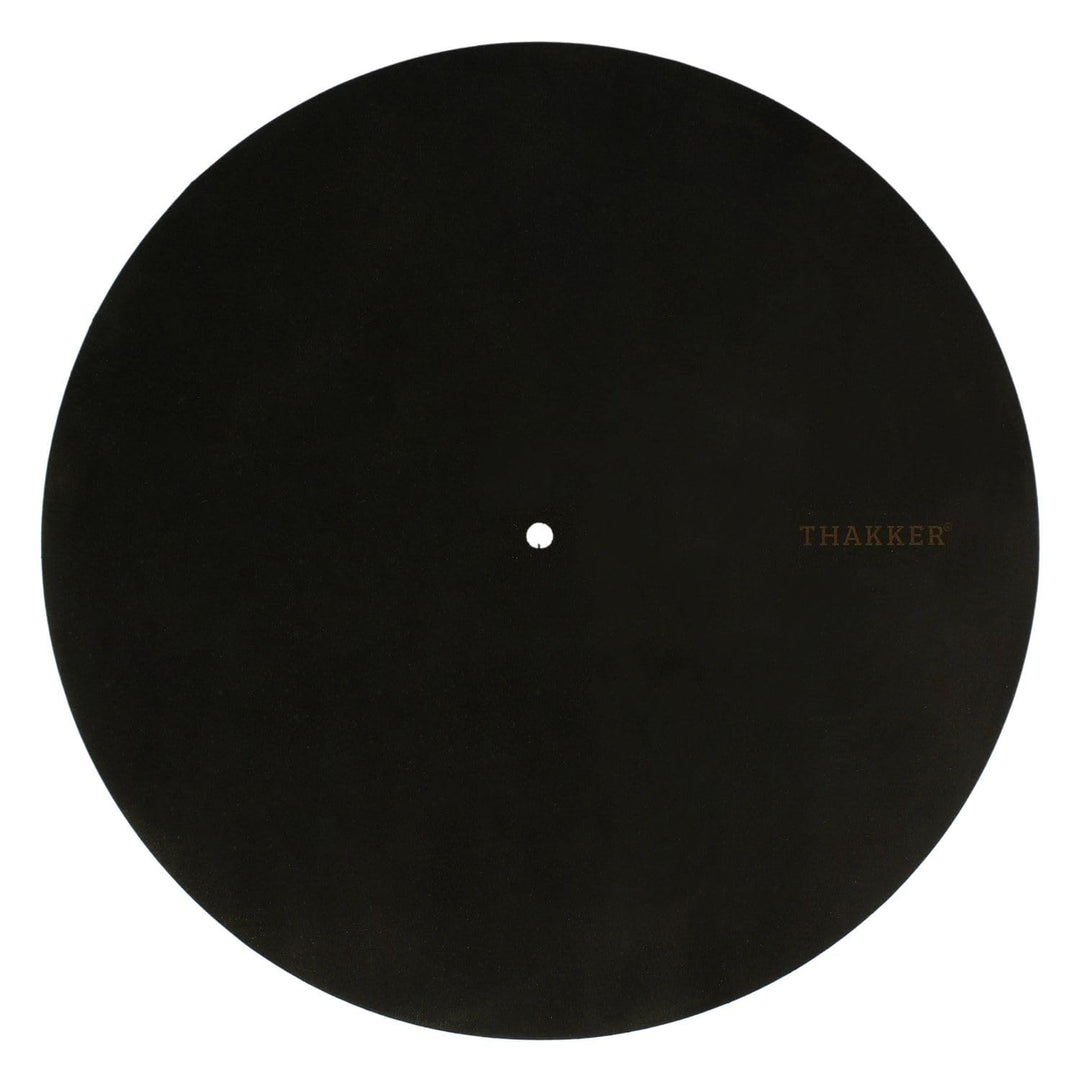 THAKKER Nubuck Leather Mat - Plattentellerauflage aus echtem Nubuk Leder | 1,8-2mm stark | 295mm Dur