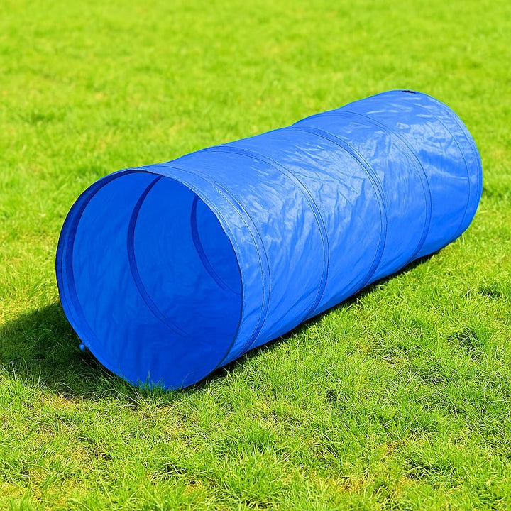 Hunde Agility Tunnel - Hundetunnel 55x150cm Spieltunnel Agilitytunnel Hundehöhle LZ