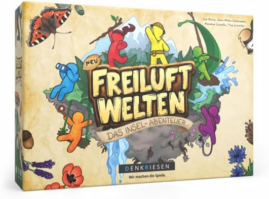 DENKRIESEN Freiluftwelten – Das Insel-Abenteuer | Kreatives Abenteuerspiel für drinnen & draussen |