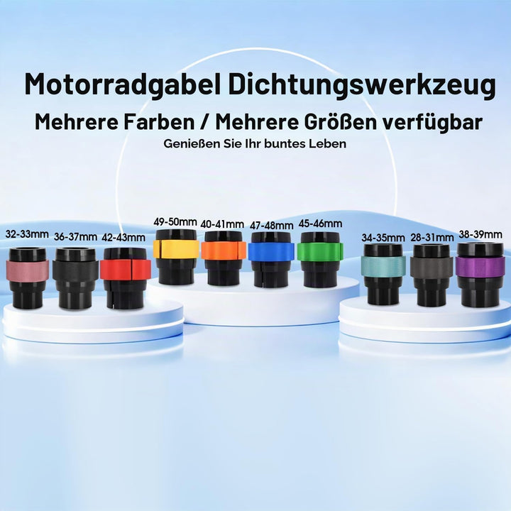 Gabelsimmeringeintreiber 42 mm-43 mm,Universal Motorrad Gabel Werkzeug für Pit Dirt Bike Motocross E