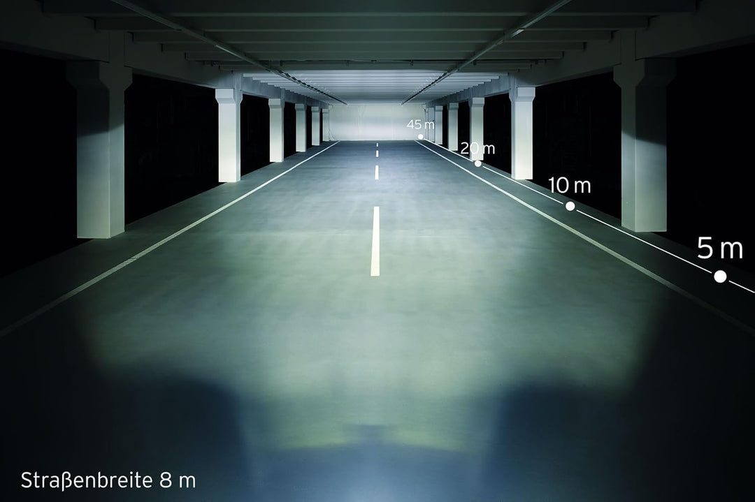 Busch + Müller Dynamo-Scheinwerfer IQ-XL Highbeam B+M schwarz Stand-/Tagfahrlicht Sensor 30