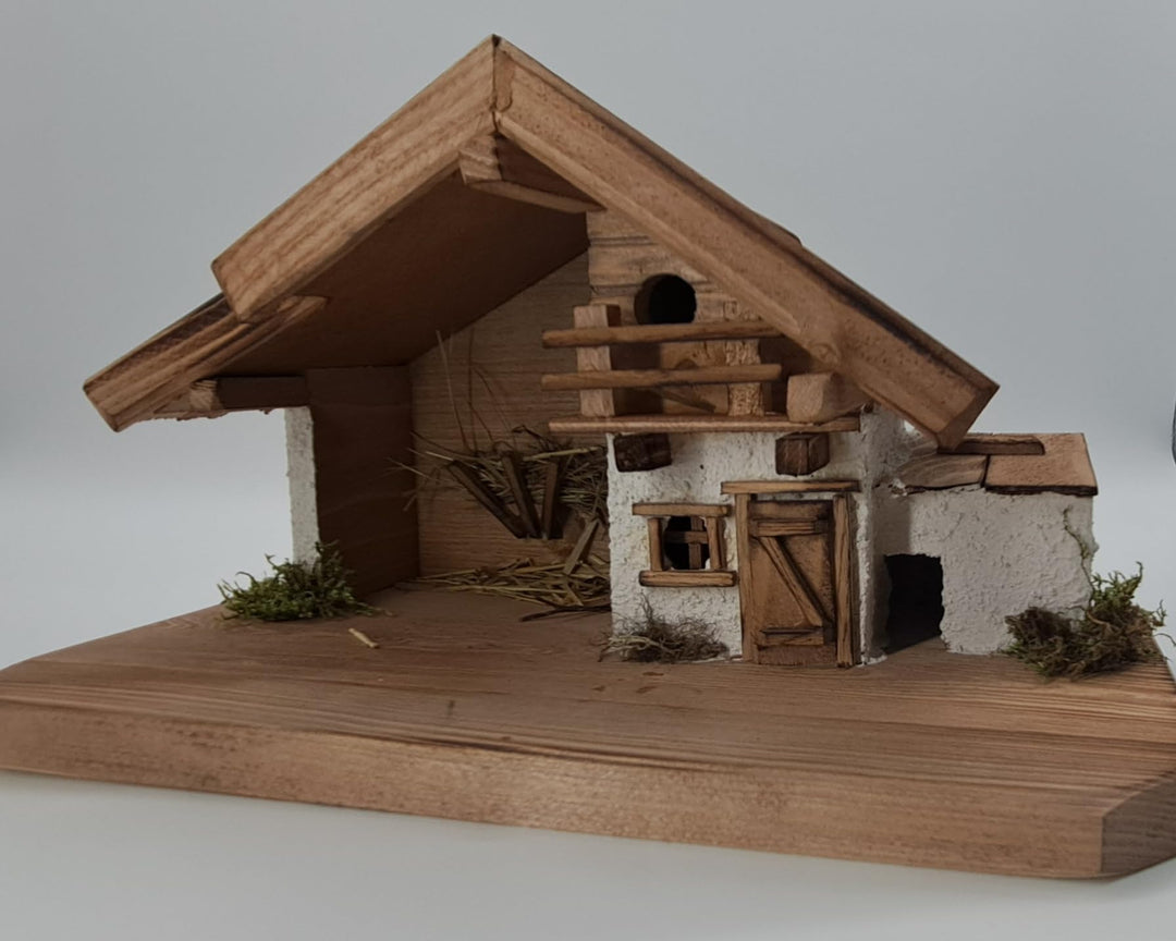 Weihnachtskrippe- Krippe Krippenstall Weihnachten-Weihnachtskrippe (K4)