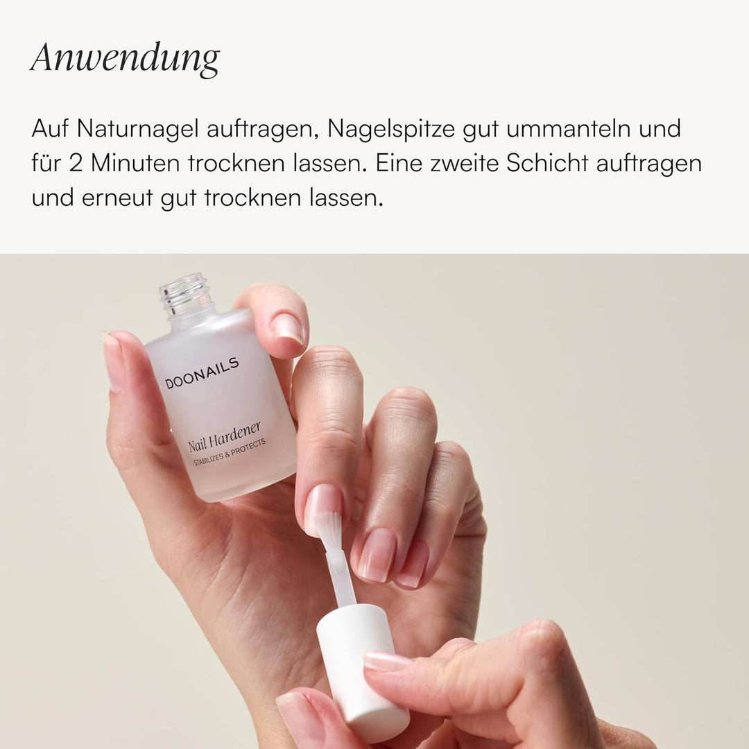 Doonails – Nail Hardener – Nagelhärter für geschwächte, brüchige Nägel – Mit Diamantenstaub für mehr