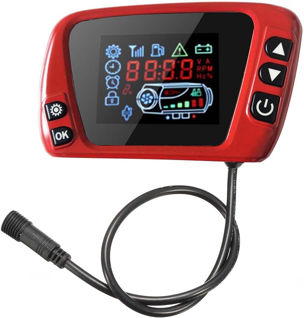 TOTMOX 12V/24V LCD Thermostat Display Schalter und Fernbedienung Kit für Auto Diesel Luft Standheizu
