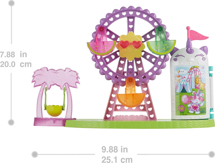 Polly Pocket Puppe & Spielset, Tropische Leckereien Karneval Lebensmittel Spielzeug Enthält 7,6 cm P