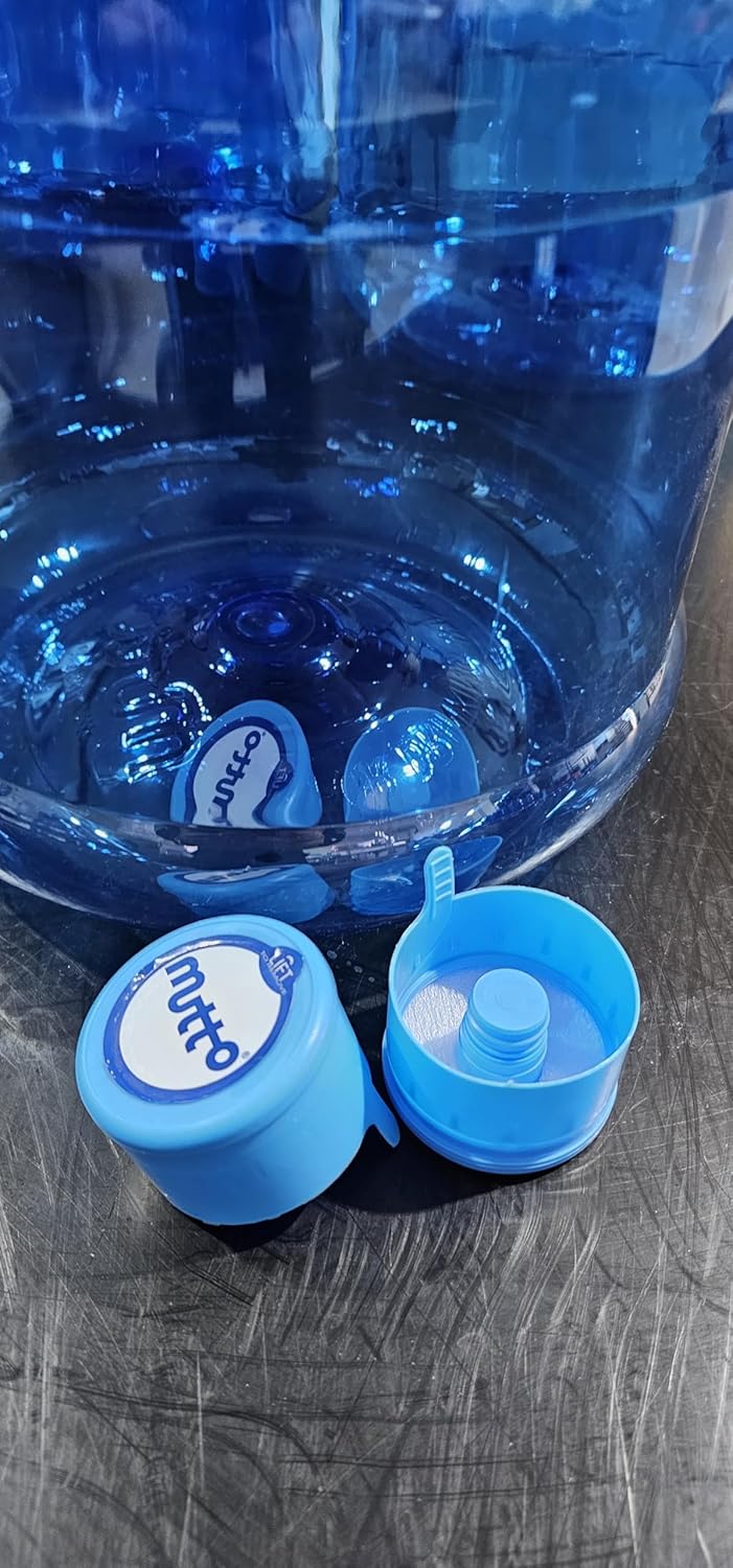 mutto Wasserflasche leer, Wasserbehälter für 19 Liter, Wiederverwendbare PET Wassergallone Leerflasc