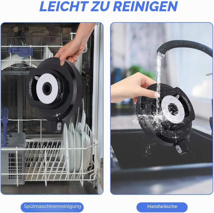 Äusserer Schalendeckel Ersatz für Ninja Creami NC301 Serie Eismaschine, Wiederverwendbarer Creami-De