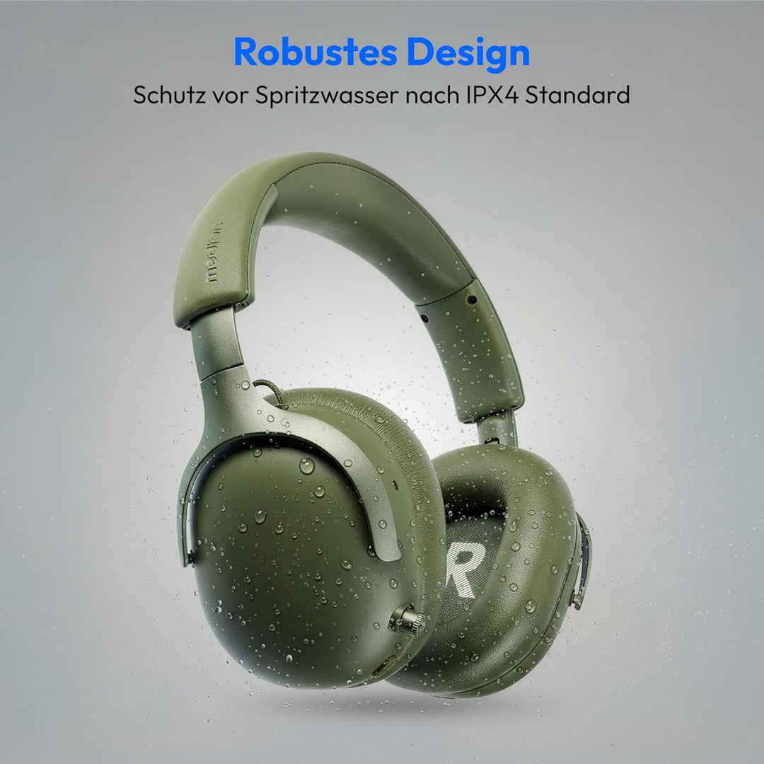 MEDION Over Ear Kopfhörer HX-1 Pure (kabellos, Bluetooth 5.4, Wireless, Passive Noise Isolation, 3+1