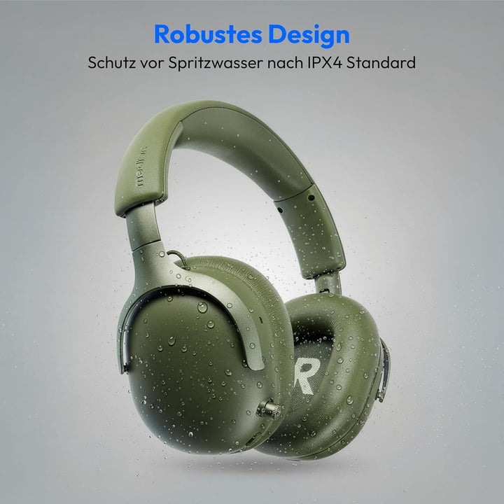 MEDION Over Ear Kopfhörer HX-1 Pure (kabellos, Bluetooth 5.4, Wireless, Passive Noise Isolation, 3+1