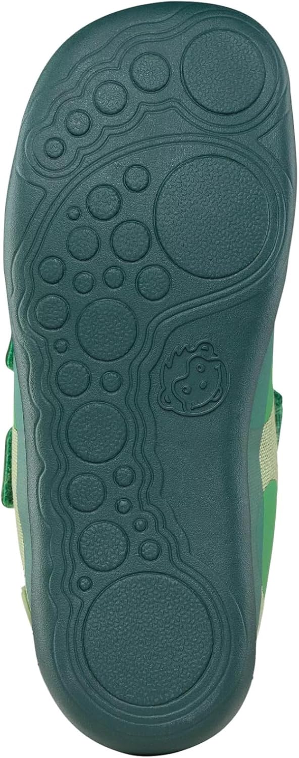 Affenzahn Barfussschuh Baumwolle Lucky Klettverschluss Vegan rutschfest Flexibel für den Sommer in G